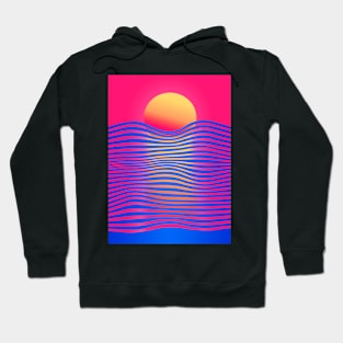 paper story: sunset Hoodie